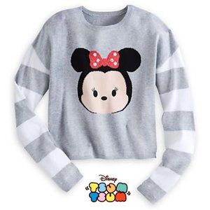 DISNEY Minnie Mouse ''Tsum Tsum'' Cropped Sweater